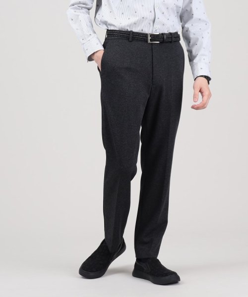【Sサイズ～】メランジ ストレッチ ジャージー スラックス パンツ(ボトムス) FK1227290053(9438円)
