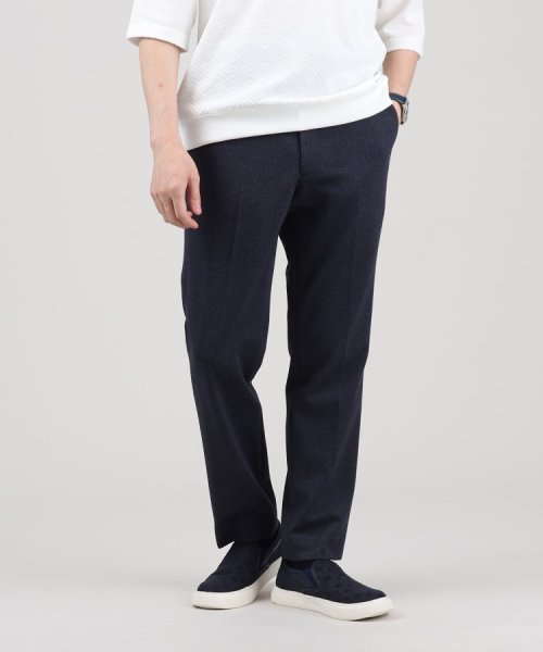 【Sサイズ～】メランジ ストレッチ ジャージー スラックス パンツ(ボトムス) FK1227290053(9438円)