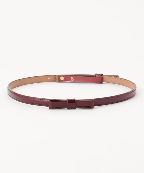 TOCCA(TOCCA)/ENAMEL RIBBON BELT ベルト/ワイン系