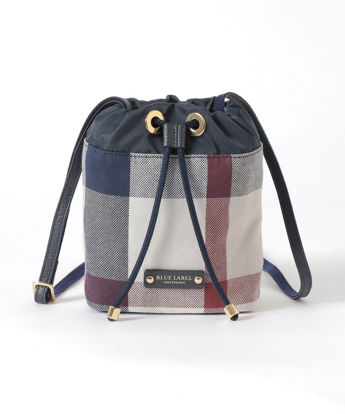 クレストブリッジチェックキャンバス巾着(505397724)｜阪急百貨店公式