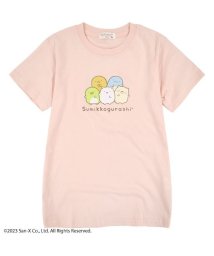 SUMIKKOGURASHI(すみっコぐらし)/すみっコぐらし サンエックス 半袖 Tシャツ 子供 キッズ プリント トップス  San－X/ライトピンク