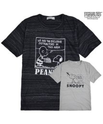  PEANUTS( ピーナッツ)/スヌーピー Tシャツ 半袖 メンズ プリント SNOOPY PEANUTS/レッド