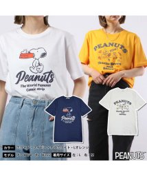  PEANUTS( ピーナッツ)/スヌーピー  Tシャツ トップスチャーリーブラウン 半袖 プリント SNOOPY PEANUTS/杢グレー