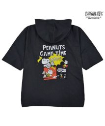  PEANUTS/スヌーピー ドロップショルダー Tパーカー 半袖 プリント アメコミ コミック 漫画 SNOOPY PEANUTS/505417333