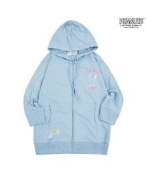  PEANUTS/スヌーピー パーカー トレーナー スウェット 秋 夏 マリン レディース XS S M L 7分袖/505417477