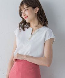 ketty/キーネックパールジョーゼットカットソー ≪セットアップ対応 / 手洗い可能≫/505420998