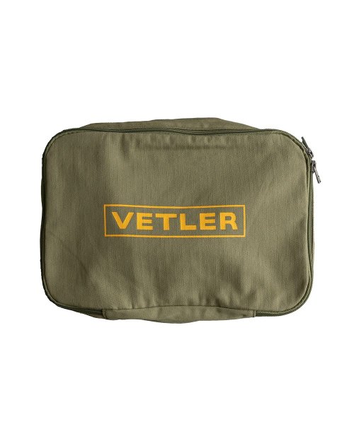VETLER(ヴェトラー)/ヘリンボーン　ポーチ　M/カーキ