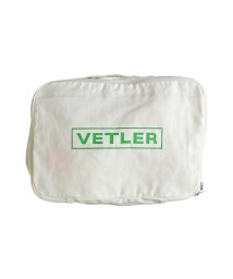 VETLER(ヴェトラー)/ヘリンボーン　ポーチ　M/ホワイト