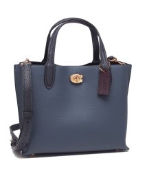 COACH/コーチ ハンドバッグ ウィロウ ネイビー レディース COACH C8561 B4DE/505432561