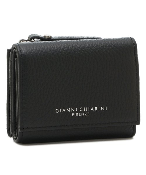 GIANNI CHIARINI(ジャンニキアリーニ)/ジャンニキアリーニ 三つ折り財布 コンパクト財布 ブラック レディース GIANNI CHIARINI PFW5065 GRN NERO/その他