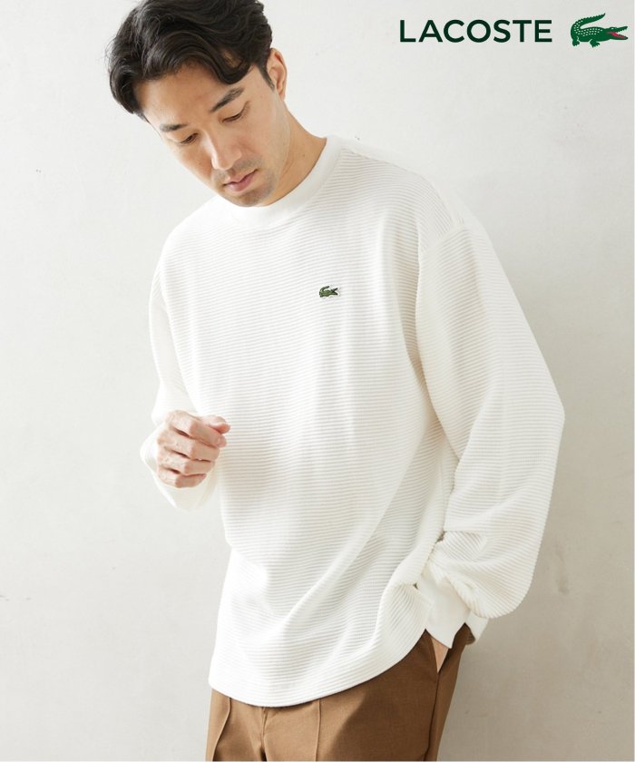 【LACOSTE / ラコステ】別注 オーバーサイズ ヘビーピケ L/S Tシャツ