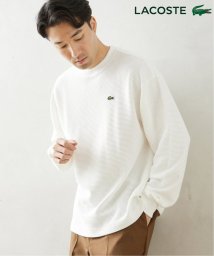 JOURNAL STANDARD relume Men's(ジャーナルスタンダード　レリューム　メンズ)/【LACOSTE / ラコステ】別注 オーバーサイズ  ヘビーピケ L/S Tシャツ/ホワイト