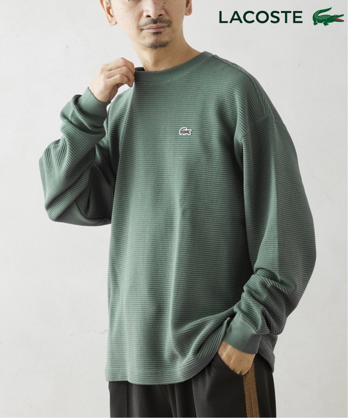 セール】【LACOSTE / ラコステ】別注 オーバーサイズ ヘビーピケ L/S T