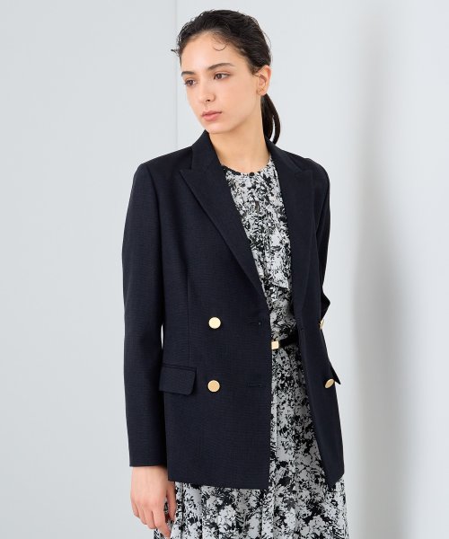 リネンブライトクロスダブルジャケット なし 着用サイズ