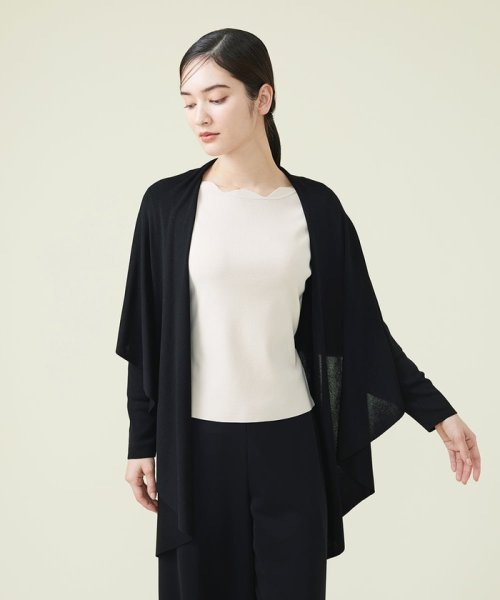 セール】テンセルシルクドレープカーディガン(505225183) シビラ(Sybilla) MAGASEEK アダムエロペ シルクドロップショルダーカーディガン