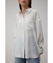 AZUL by moussy/CREPE SHEER SHIRT/505436312