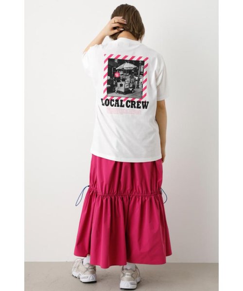 RODEO CROWNS WIDE BOWL(ロデオクラウンズワイドボウル)/LOCAL CREW Tシャツ/WHT