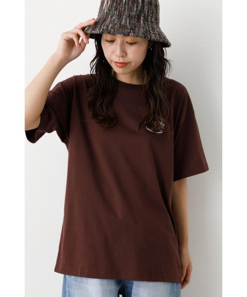 RODEO CROWNS WIDE BOWL(ロデオクラウンズワイドボウル)/LOCAL CREW Tシャツ/BRN