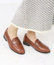 SFW/3cmヒール ワンピース 靴 オフィスカジュアル 韓国ファッション マニッシュ コインローファー ☆5475/503089799