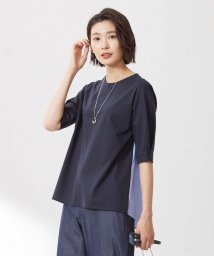 J.PRESS LADIES（LARGE SIZE）/プレーティングジャージー ブロッキング カットソー/505397080