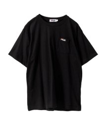 MAC HOUSE(men)(マックハウス（メンズ）)/FILA フィラ ポケット付きワンポイントTシャツ FH7860－2023EC/ブラック