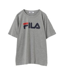 MAC HOUSE(men)(マックハウス（メンズ）)/FILA フィラ ビッグロゴプリントTシャツ FH7691－EC/グレー