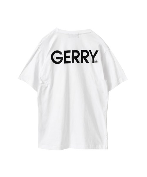 MAC HOUSE(men)(マックハウス（メンズ）)/GERRY ジェリー バックロゴポケット付きTシャツ GEA－M0011－EC/ホワイト
