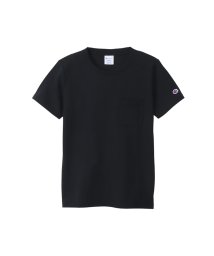 MAC HOUSE(women)(マックハウス（レディース）)/Champion チャンピオン ポケット付きTシャツ CW－X336/ブラック