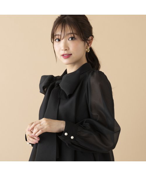 ビッグリボンブラウス(505436652)｜阪急百貨店公式通販サイト｜阪急 