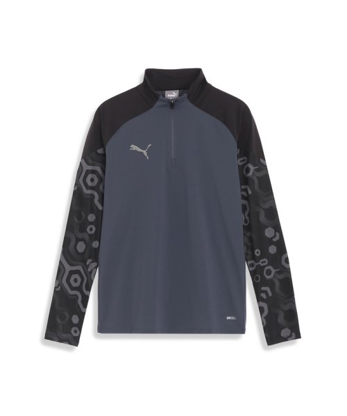 PUMA(プーマ)/メンズ サッカー INDIVIDUAL トレーニング 1/4 ジップトップ/PUMABLACK