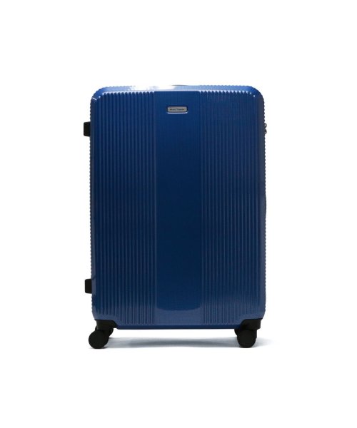 World Traveler(ワールドトラベラー)/ワールドトラベラー スーツケース World Traveler ボトムベイ Lサイズ キャリーケース 85L 大容量 TSロック 静音 出張 旅行 06953/ブルー