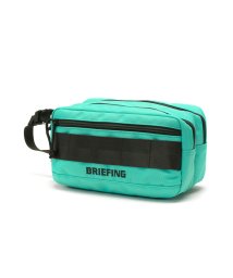 BRIEFING GOLF(ブリーフィング ゴルフ)/【日本正規品】ブリーフィング ゴルフ BRIEFING GOLF TURF DOUBLE ZIP POUCH ECO CANVAS CR BRG231G93/ミント