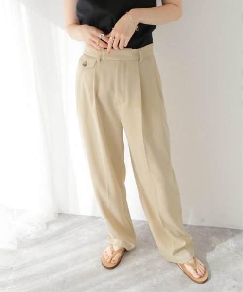 journal standard  L'essage (ジャーナルスタンダード　レサージュ)/【THE NEWHOUSE/ザ ニューハウス】 PLUMER PANT：パンツ/ベージュ