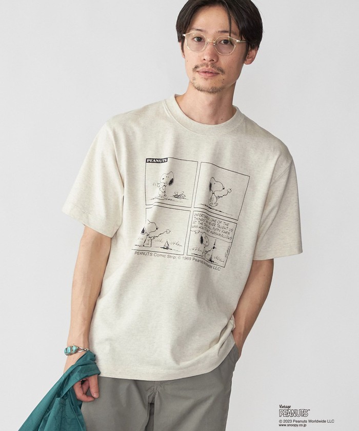 袖丈61cm【半額以下】SHIPS ビンテージ  Tシャツ ロンT ネイビー　LOTUS