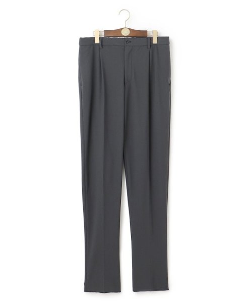 メカニカルストレッチトリコットメッシュ スローンイージーワンタック スラックス 