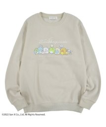 SUMIKKOGURASHI(すみっコぐらし)/すみっコぐらし トレーナー サンエックス 裏起毛 スウェット 長袖 プリント M L LL/ベージュ