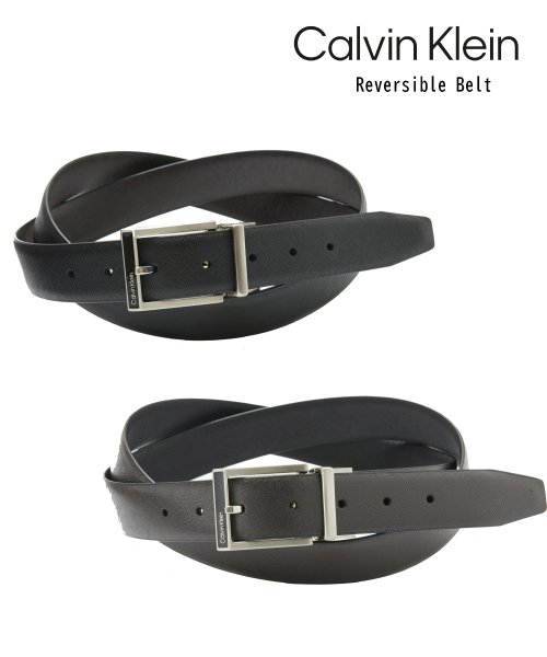 Calvin Klein(カルバンクライン)/【Calvin Klein / カルバンクライン】Reversible Belt / リバーシブル ベルト ギフト プレゼント/02