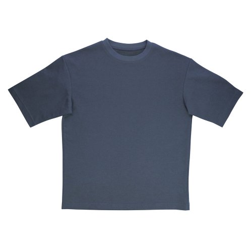 BACKYARD FAMILY(バックヤードファミリー)/FUBAR フーバー オーバーサイズ 5分袖 クールＴシャツ/ブルー