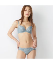 AMO'S STYLE by Triumph/チャーミングラマースリムライン ブラ＆ショーツセット マーブル アモスタイル ステッチ 965　シーグリーン（A‐D）/505437901