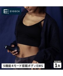 EVOOCH/EVOOCH エボーク コンパクトボディリフト EMS 腹筋 LED 温感 振動 防水 IPX5 USB充電 シェイプアップ フィットネス ボディケア ネイビー/505438057