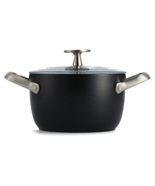 GREENPAN(グリーンパン)/グリーンパン GREENPAN 両手鍋 マルチフードクッカー 1.8L 16.5cm IH ガス対応 蓋付き 軽量 MULTI FOOD COOKER CC00/ブラック