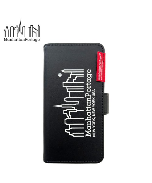 Manhattan Portage(マンハッタンポーテージ)/マンハッタンポーテージ Manhattan Portage iPhone SE2 SE3 8 iPhone7 スマホケース 手帳型 携帯 アイフォン カバー メ/ブラック
