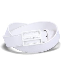 Munsingwear(マンシングウェア)/マンシングウェア Munsingwear ベルト レザーベルト メンズ BELT ブラック ホワイト グレー 黒 白 MU－2050123/ホワイト