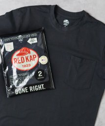 ar/mg(エーアールエムジー)/【Kt】【RK5701】【RED KAP】パックポケットTシャツ/ブラック