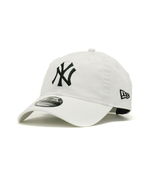 NEW ERA(ニューエラ)/【正規取扱店】ニューエラ キャップ NEW ERA 9TWENTY クロスストラップ ウォッシュドコットン ニューヨーク・ヤンキース ベースボールキャップ/ホワイト系1