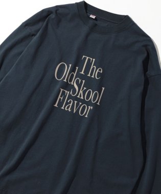 coen/ロゴプリント入りルーズ天竺ロングスリーブTシャツ/505437010