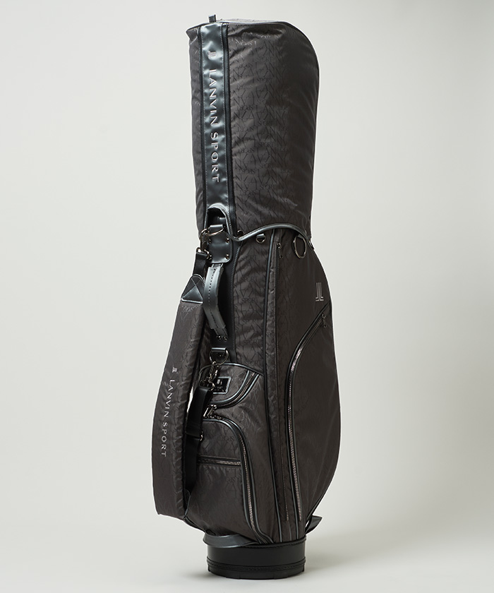 ふ*ん様 ランバンキャディバック LANVIN SPORT ボーダープリントキャディーバッグ【46インチ対応