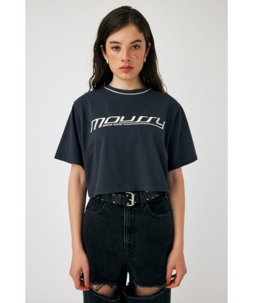 moussy(マウジー)/MOUSSY SPORTY LOGO Tシャツ/L/BLK1