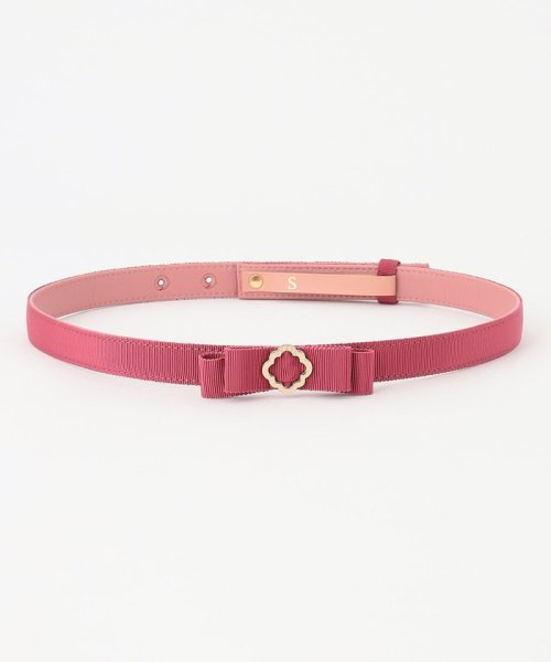 TOCCA(TOCCA)/CLOVER BUCKLE RIBBON BELT ベルト/ピンク系