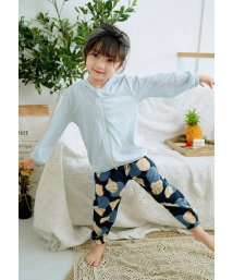 CLARAH　kids/薄手パーカー キッズ UVパーカー ジップアップパーカー カーディガン 羽織り フード 女の子 男の子/505440812